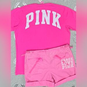 VS PINK OLDSCHOOL SET LARGE NWT/NWOT